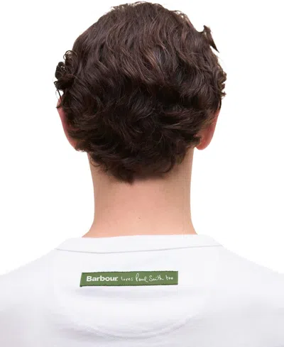 Barbour Ba X Paul Smith T-shirt In White