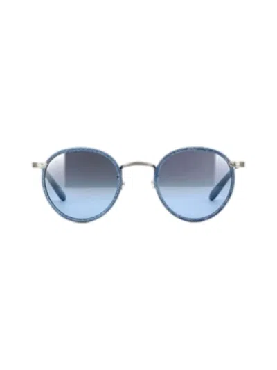 Garrett Leight - Wilson Sunglasses In Blue