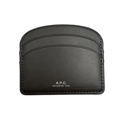 Apc Porte Cartes Demi Lune In Black