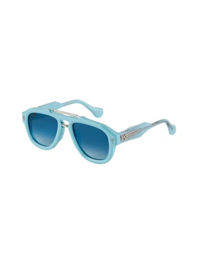 T Henri Dino Sunglasses In Blue