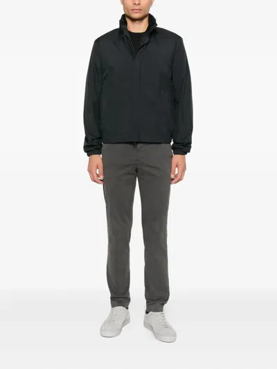 Paul&amp;shark Typhoon Pertex Save The Sea Jacket With Shark Fin In Black