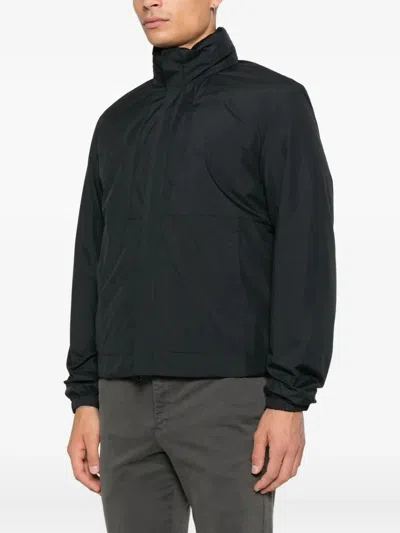 Paul&amp;shark Typhoon Pertex Save The Sea Jacket With Shark Fin In Black