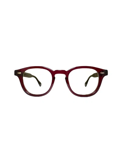 Julius Tart Optical Ar Glasses In Burgundy