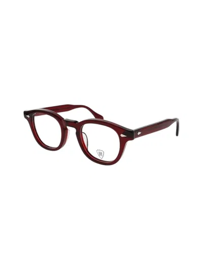 Julius Tart Optical Ar Glasses In Burgundy