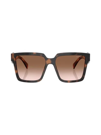 Prada Apr 24zs Sunglasses In Animal Print