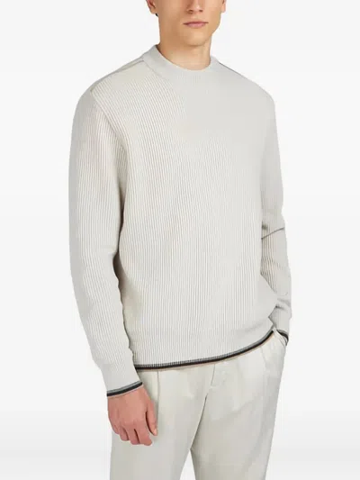 Paul&amp;shark Shark Tag Re Wool Crewneck In Red