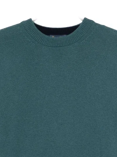 Paul&amp;shark Shark Tag Wool Cashmere Crewneck In Brown