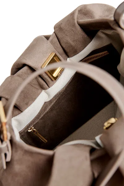 Themoirè Lara Suede In Brown