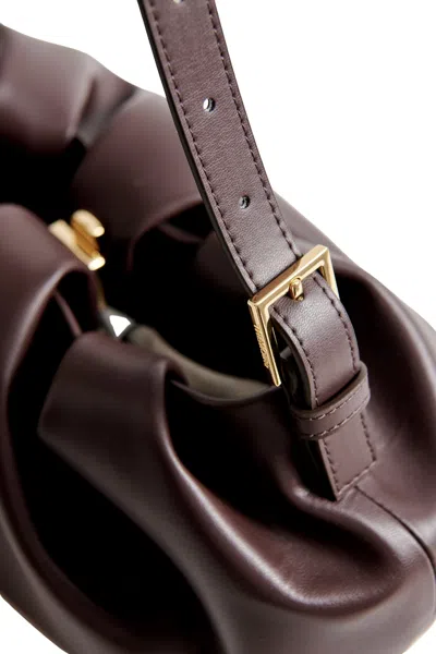 Themoirè Lara Vegan Fabric Handbag In Black