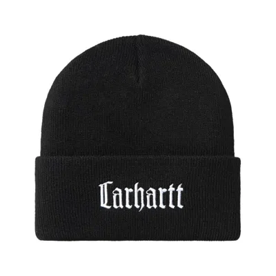 Carhartt Work In Progress Schooling Beanie In Black