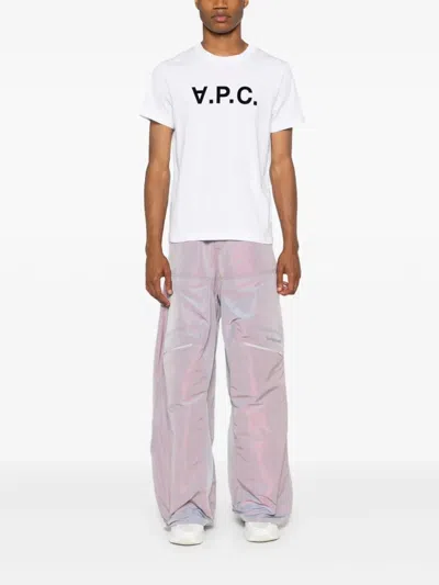 Apc A.p.c. Standard Grand Vpc Cotton T-shirt In White