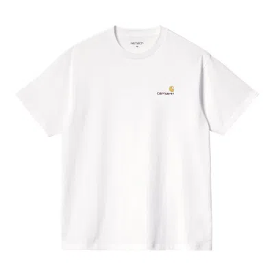 Carhartt S/s American Script T-shirt In White