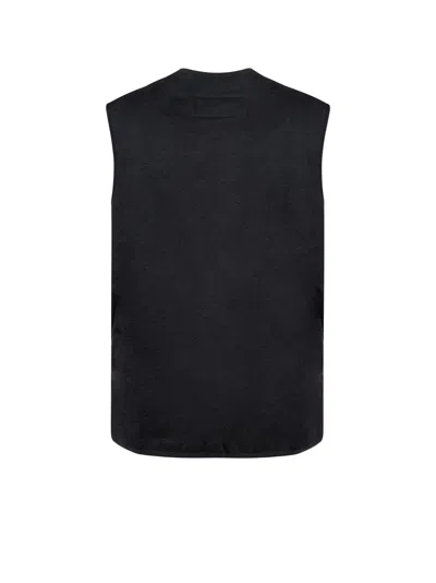 Barbour Warm Pile Waistcoat Zip In Black