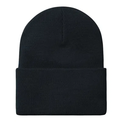 Carhartt Midnight Blue Acrylic Watch Hat In Black