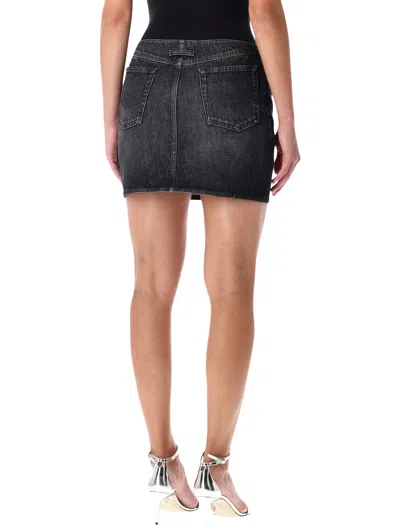 Jean Paul Gaultier Mini Skirt With Pockets And Belt Loops In Black