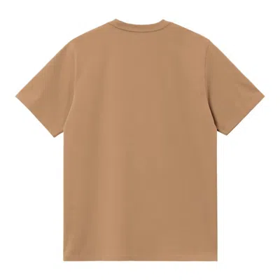 Carhartt S/s Pocket T-shirt In Gold