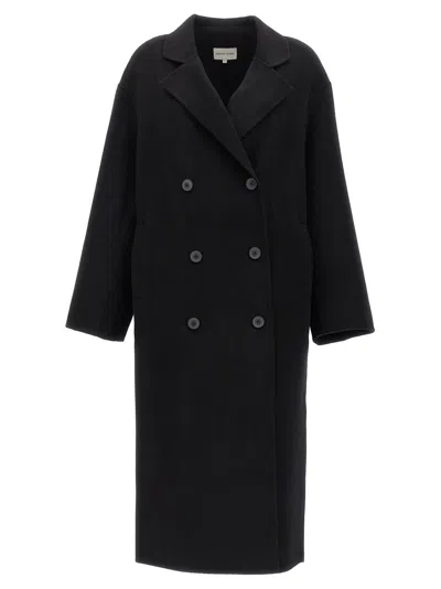 Loulou Studio Borneo Coat In Blue