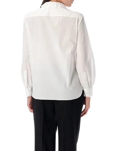 Saint Laurent Cotton Poplin Shirt In Red