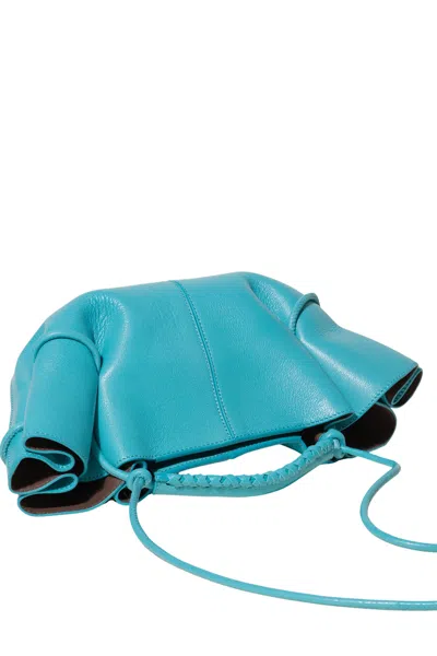 Hereu Arta Mini Mini Lambskin Bag In Blue