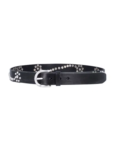 Our Legacy Star Fall Belt In Black