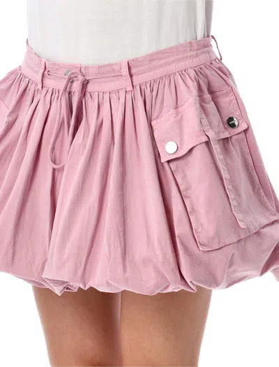 Ganni Flared Layered Frill Top In Pattern