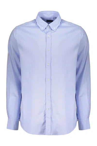 Paul&amp;shark Long-sleeved Shirt In Blue