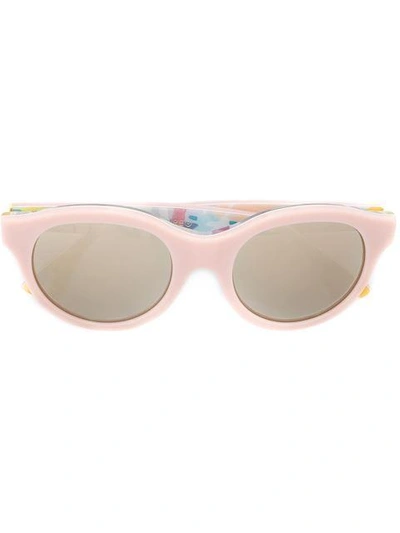 Shop Retrosuperfuture 'mona Ferragosto' Sunglasses In Pink