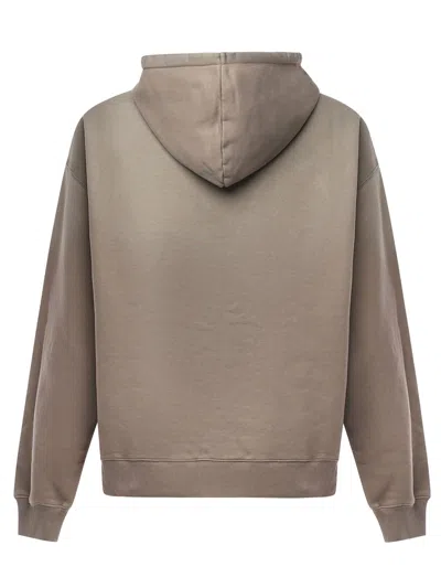 Axel Arigato Men Organic Cotton Hooded Sweatshirt In Brown