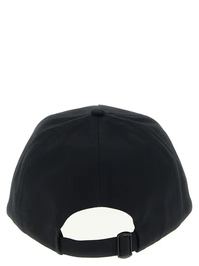 Moncler Logo-patch Adjustable Baseball Cap In Black