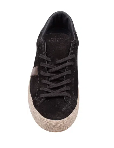 Date Hill Low Suede Sneakers In Black In Black