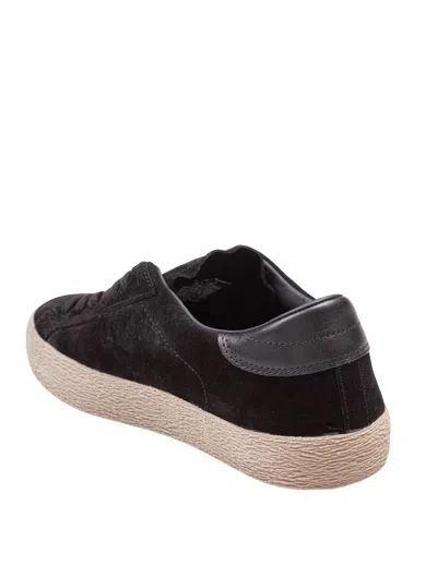 Date Hill Low Suede Sneakers In Black In Black