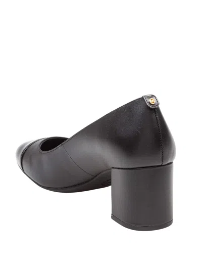 Michael Kors Perla Flex Decollete In Black Leather In Black