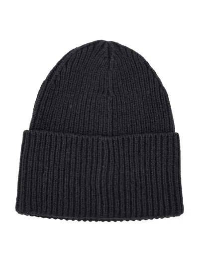 Sacai X Carhartt Wip Ribbed Wool Beanie In Black