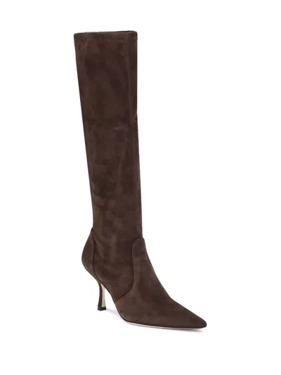Stuart Weitzman Suede High Boots In Brown