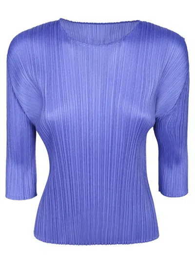 Issey Miyake Tops In Blue