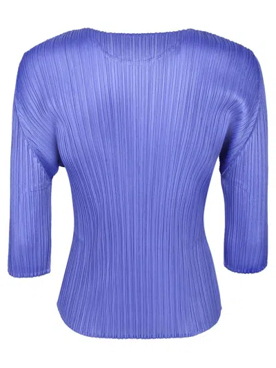 Issey Miyake Tops In Blue