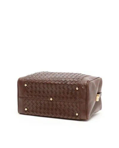 Bottega Veneta Intrecciato Handbag In Brown