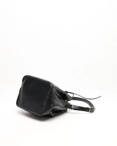 Pre-owned Louis Vuitton Epi Petit Noé Bag In Black