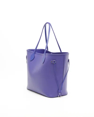 Pre-owned Louis Vuitton Epi Neverfull Mm Tote Bag In Purple