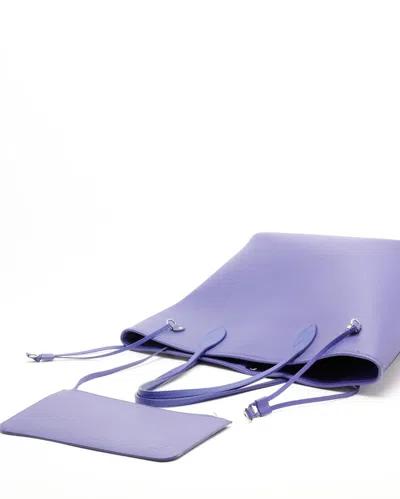 Pre-owned Louis Vuitton Epi Neverfull Mm Tote Bag In Purple