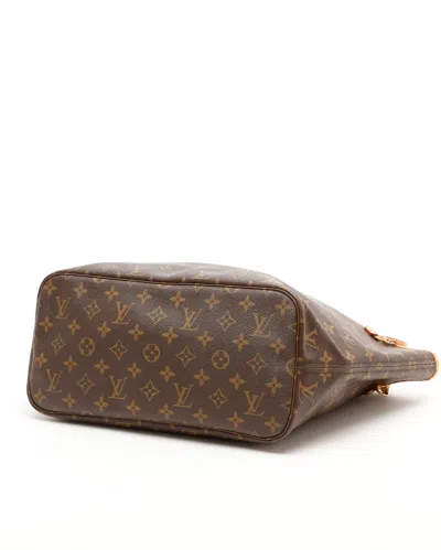 Pre-owned Louis Vuitton Monogram Neverfull Mm Tote Bag In Brown