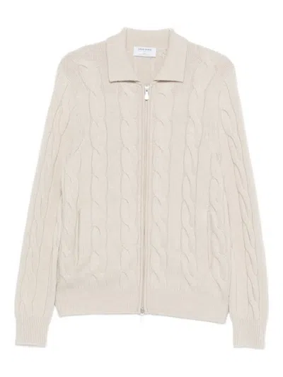 Gran Sasso X Casa Frumoasa Cable-knit Cardigan In Neutral