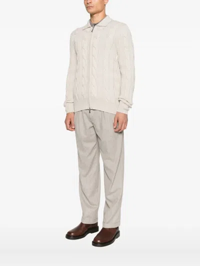 Gran Sasso X Casa Frumoasa Cable-knit Cardigan In Neutral