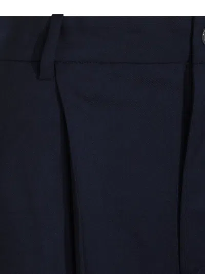 Aya Muse Pleated-front Side-pocket Trousers In Blue