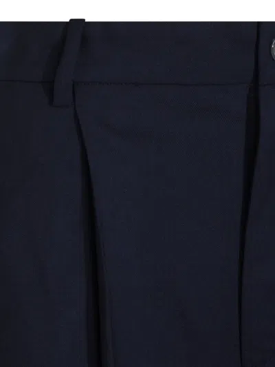 Aya Muse Pleated-front Side-pocket Trousers In Blue