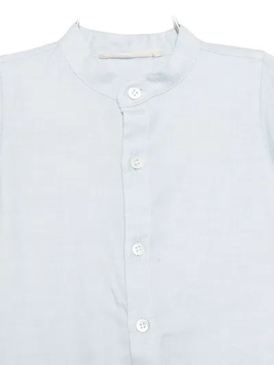 Zhoe & Tobiah Buttoned Babywear In Blue