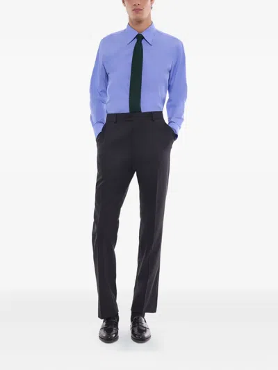 Fursac Concealed-fastening Straight Trousers In Black