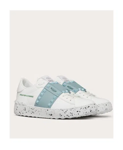 Valentino Open For Change Rockstud Low-top Sneakers In White