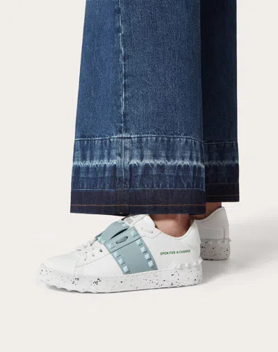 Valentino Open For Change Rockstud Low-top Sneakers In White