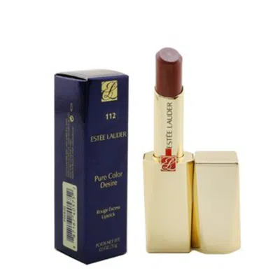 Estée Lauder Estee Lauder Ladies Pure Color Desire Rouge Excess Lipstick 0.1 oz # 112 Deny (chrome) Makeup 887167 In Silver